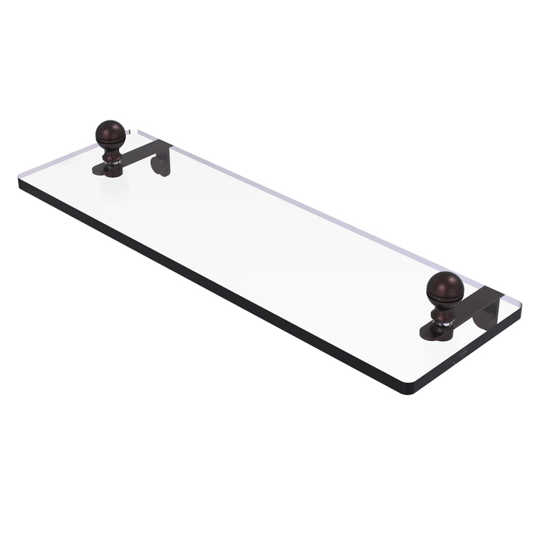 Allied Brass Mambo 16 Inch Glass Vanity Shelf with Beveled Edges MA-1-16-ABZ