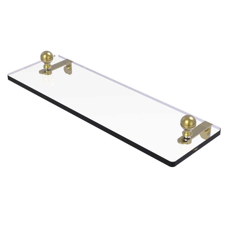 Allied Brass Mambo 16 Inch Glass Vanity Shelf with Beveled Edges MA-1-16-SBR