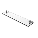 Allied Brass Mambo 22 Inch Glass Vanity Shelf with Beveled Edges MA-1-22-GYM