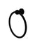 Allied Brass Mambo Collection Towel Ring MA-16-BKM