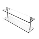 Allied Brass Mambo Collection 22 Inch Two Tiered Glass Shelf MA-2-22-GYM