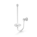 Allied Brass Mambo Collection Upright Toilet Tissue Holder MA-24U-WHM