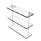 Allied Brass Mambo Collection 16 Inch Triple Tiered Glass Shelf MA-5-16-PC