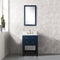 Water Creation 24" Monarch Blue Single Sink Bathroom Vanity with F2-0012 Satin Gold Faucet and Mirror From The Madalyn Collection MA24CW06MB-R21TL1206