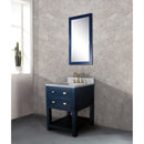 Water Creation 24" Monarch Blue Single Sink Bathroom Vanity with F2-0012 Satin Gold Faucet From The Madalyn Collection MA24CW06MB-000TL1206