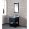 Water Creation 24" Monarch Blue Single Sink Bathroom Vanity with Mirror From The Madalyn Collection MA24CW06MB-R21000000