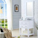 Water Creation 24" Pure White Single Sink Bathroom Vanity From The Madalyn Collection MA24CW01PW-000000000