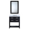 Water Creation 30" Espresso Single Sink Bathroom Vanity with Matching Framed Mirror and Faucet From The Madalyn Collection MA30CW01ES-R24BX0901