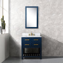 Water Creation 24" Monarch Blue Single Sink Bathroom Vanity with Mirror From The Madalyn Collection MA24CW06MB-R21000000