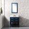 Water Creation 24" Monarch Blue Single Sink Bathroom Vanity with F2-0012 Satin Gold Faucet and Mirror From The Madalyn Collection MA24CW06MB-R21TL1206