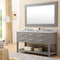 Water Creation 60" Cashmere Gray Double Sink Bathroom Vanity From The Madalyn Collection MA60CW01CG-000000000