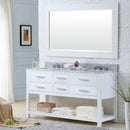 Water Creation 60" Pure White Double Sink Bathroom Vanity From The Madalyn Collection MA60CW01PW-000000000