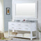 Water Creation 60" Pure White Double Sink Bathroom Vanity with Faucet From The Madalyn Collection MA60CW01PW-000BX0901