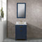 Water Creation Madison 24" Single Sink Carrara White Marble Vanity In Monarch Blue MS24CW06MB-000000000