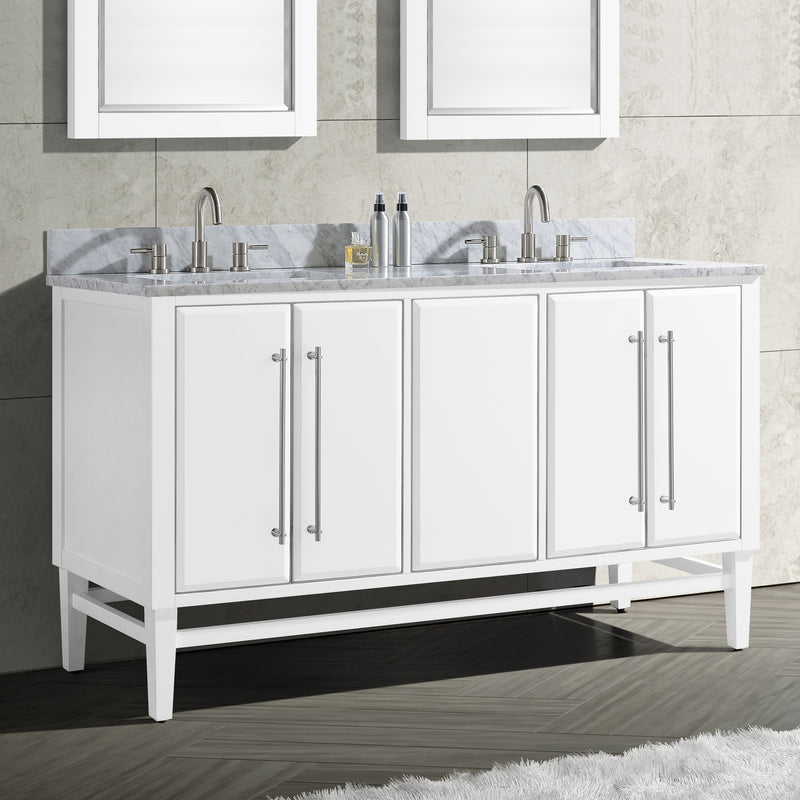 Avanity Mason 61 inch Vanity Combo MASON-VS61-WTS-C