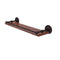 Allied Brass Monte Carlo Collection 22 Inch Solid IPE Ironwood Shelf with Gallery Rail MC-1-22-GAL-IRW-ABZ