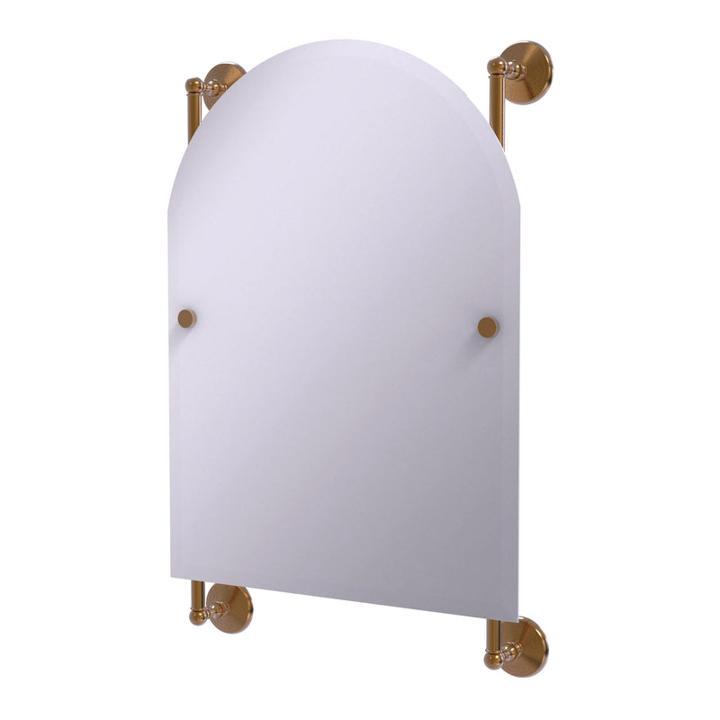 Allied Brass Monte Carlo Arched Top Frameless Rail Mounted Mirror MC-27-94-BBR