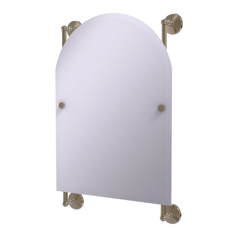 Allied Brass Monte Carlo Arched Top Frameless Rail Mounted Mirror MC-27-94-PEW