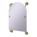 Allied Brass Monte Carlo Arched Top Frameless Rail Mounted Mirror MC-27-94-SBR