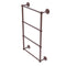 Allied Brass Monte Carlo Collection 4 Tier 24 Inch Ladder Towel Bar with Dotted Detail MC-28D-24-CA