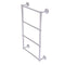 Allied Brass Monte Carlo Collection 4 Tier 24 Inch Ladder Towel Bar with Dotted Detail MC-28D-24-PC