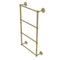 Allied Brass Monte Carlo Collection 4 Tier 24 Inch Ladder Towel Bar with Dotted Detail MC-28D-24-SBR