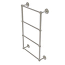 Allied Brass Monte Carlo Collection 4 Tier 24 Inch Ladder Towel Bar with Dotted Detail MC-28D-24-SN