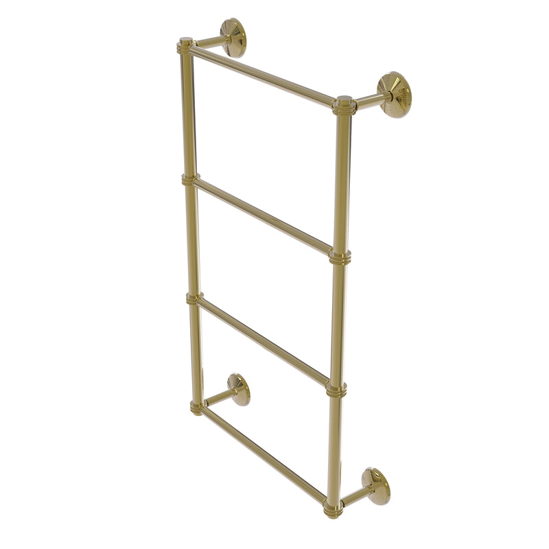 Allied Brass Monte Carlo Collection 4 Tier 24 Inch Ladder Towel Bar with Dotted Detail MC-28D-24-UNL