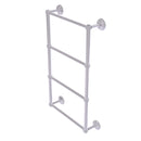 Allied Brass Monte Carlo Collection 4 Tier 36 Inch Ladder Towel Bar with Dotted Detail MC-28D-36-SCH