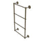 Allied Brass Monte Carlo Collection 4 Tier 24 Inch Ladder Towel Bar with Groovy Detail MC-28G-24-ABR
