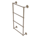 Allied Brass Monte Carlo Collection 4 Tier 24 Inch Ladder Towel Bar with Groovy Detail MC-28G-24-PEW