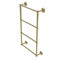 Allied Brass Monte Carlo Collection 4 Tier 24 Inch Ladder Towel Bar with Groovy Detail MC-28G-24-UNL