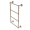 Allied Brass Monte Carlo Collection 4 Tier 30 Inch Ladder Towel Bar with Groovy Detail MC-28G-30-PEW