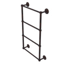 Allied Brass Monte Carlo Collection 4 Tier 30 Inch Ladder Towel Bar with Groovy Detail MC-28G-30-VB