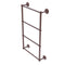 Allied Brass Monte Carlo Collection 4 Tier 24 Inch Ladder Towel Bar with Twisted Detail MC-28T-24-CA