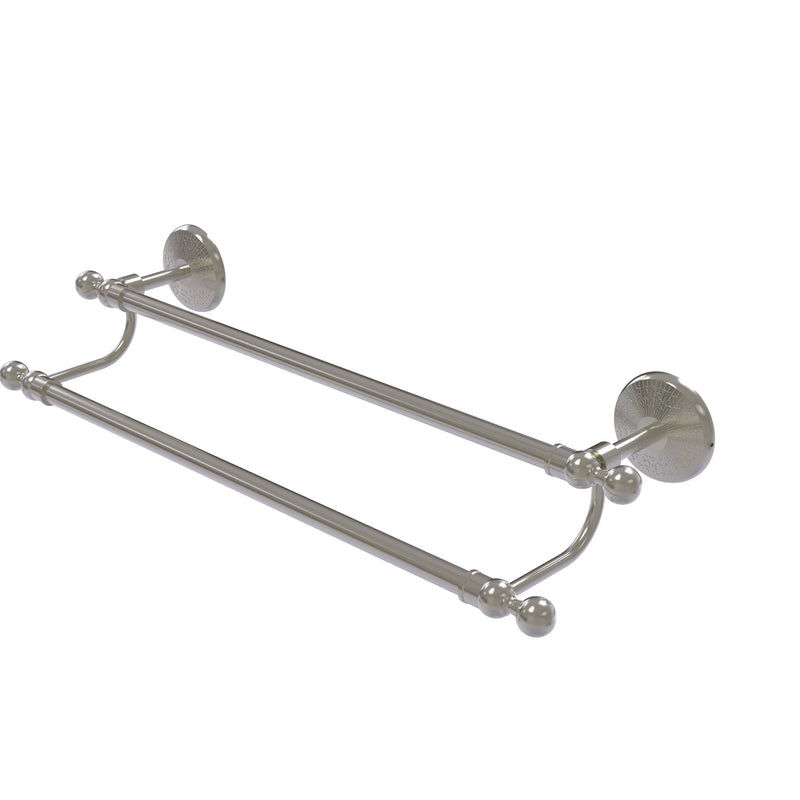 Allied Brass Monte Carlo Collection 36 Inch Double Towel Bar MC-72-36-SN