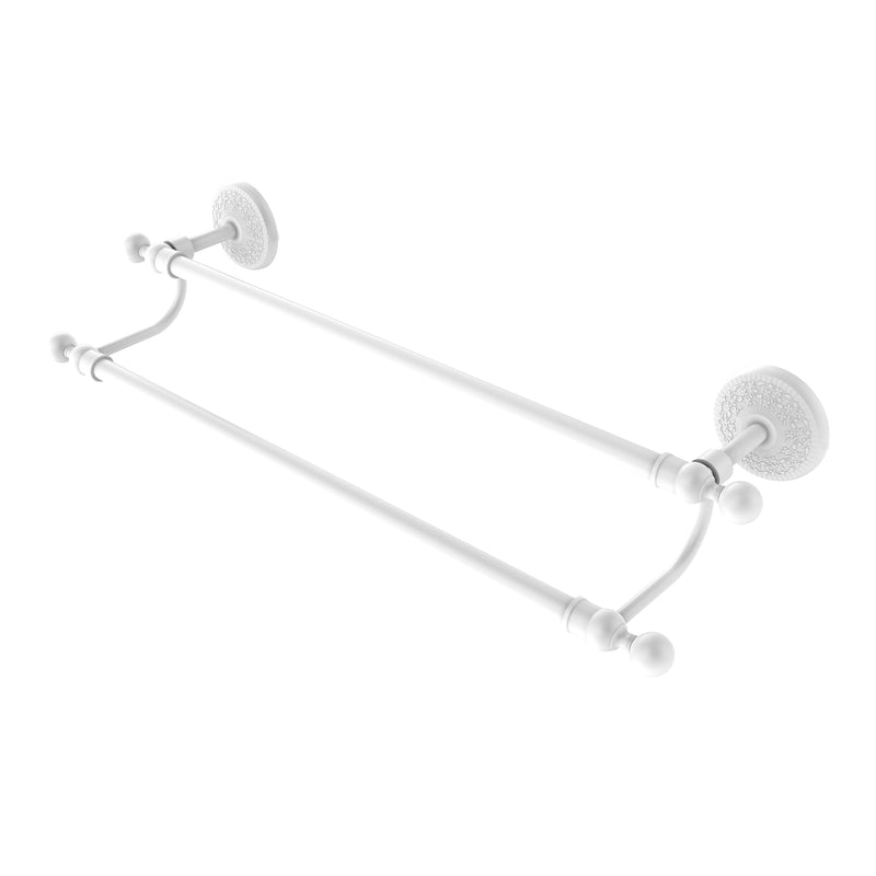 Allied Brass Monte Carlo Collection 36 Inch Double Towel Bar MC-72-36-WHM