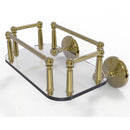Allied Brass Monte Carlo Collection Wall Mounted Glass Guest Towel Tray MC-GT-5-UNL
