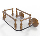 Allied Brass Monte Carlo Collection Wall Mounted Glass Guest Towel Tray MC-GT-6-BBR