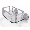 Allied Brass Monte Carlo Collection Wall Mounted Glass Guest Towel Tray MC-GT-6-PC