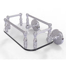 Allied Brass Monte Carlo Collection Wall Mounted Glass Guest Towel Tray MC-GT-6-SCH