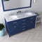 Modern Fittings Caroline 60" Double Bath Vanity with Marble Top and Round Sinks