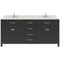 Modern Fittings Caroline 72" Double Bath Vanity with Quartz Top and Round Sinks