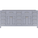 Modern Fittings Caroline Parkway 72" Double Cabinet Vanity