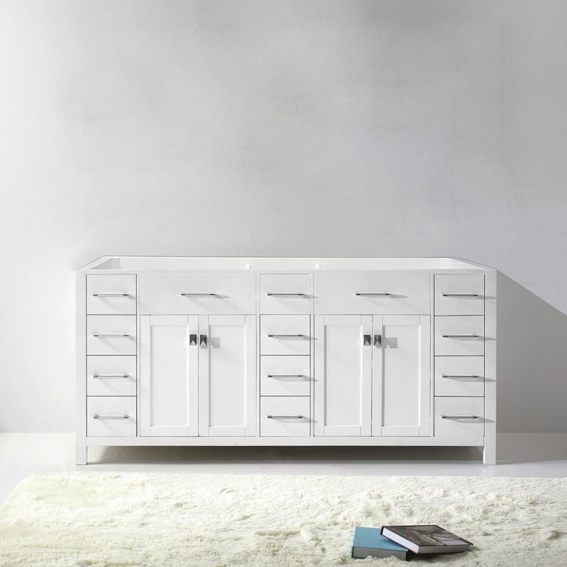 Modern Fittings Caroline Parkway 72" Double Cabinet Vanity