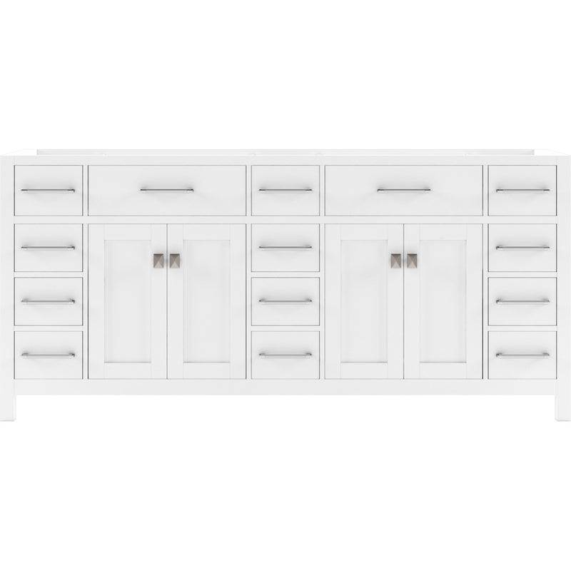 Modern Fittings Caroline Parkway 72" Double Cabinet Vanity