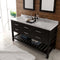 Modern Fittings Caroline Estate 60" Double Bath Vanity with Calacatta Quartz Top and Square Sinks