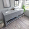 Modern Fittings Caroline Estate 72" Double Bath Vanity with Marble Top and Round Sinks