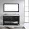 Modern Fittings Julianna 60" Double Bath Vanity with Marble Top and Round Sinks Faucets