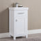 Water Creation 18" Pure White MDF Single Bowl Ceramics Top Vanity with Single Door From The MIA Collection MI18CR01PW-000000000